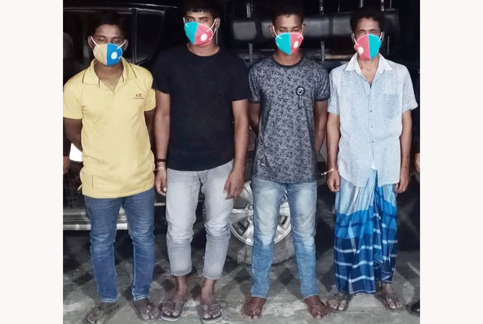 গাজীপুরে ফেনসিডিল ও গাঁজাসহ ৬ মাদক ব্যবসায়ী আটক 