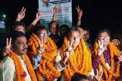 বিএফইউজে সভাপতি ওমর ফারুক, মহাসচিব দীপ আজাদ
