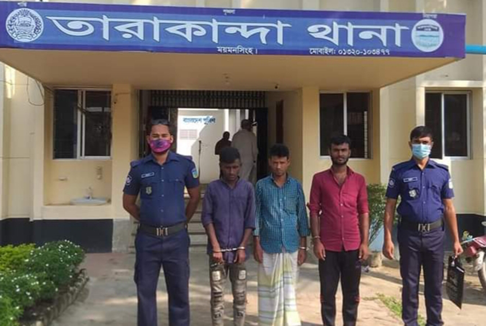 তারাকান্দায় গরুসহ আটক ৩ চোর