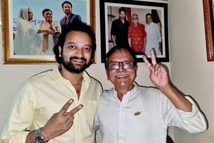 ‘আব্বু এবার নৌকার মাঝি, সকলের দোয়া চাই’