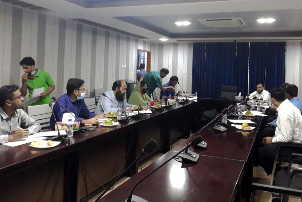 বরিশাল সিটি করপোরেশনের কাউনিয়া হাউজিং
প্রকল্পের প্লট বরাদ্দ কমিটির সভা 