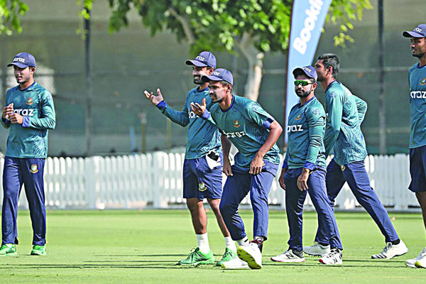 অনুশীলনে ব্যস্ত টাইগাররা