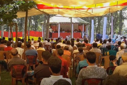 সখীপুরে পাঠাগার উদ্বোধন ও ফলজ চারা বিতরণ