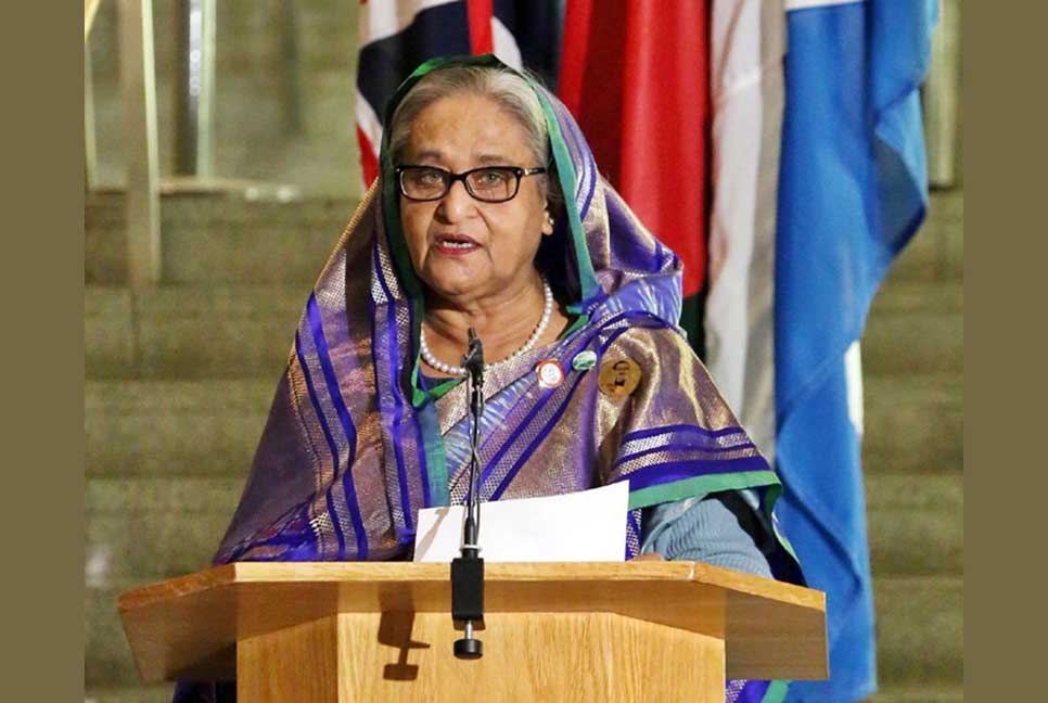 বিশ্বকে জলবায়ু অভিবাসীদের দায়িত্ব ভাগ করে নিতে হবে : প্রধানমন্ত্রী