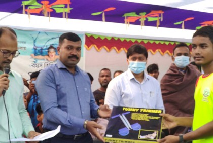 কিশোরগঞ্জে সাঁতার খেলায় চ্যাম্পিয়ন নিকলী সুইমিং ক্লাব