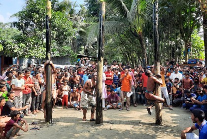
কুড়িগ্রামে ব্যতিক্রমী গ্রামীণ খেলার আয়োজন