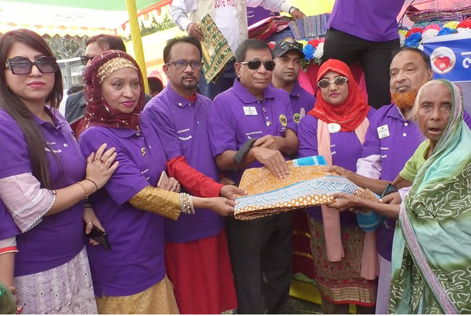 জামালপুরে বিনামূল্যে চক্ষুসেবা ও বস্ত্র বিতরণ