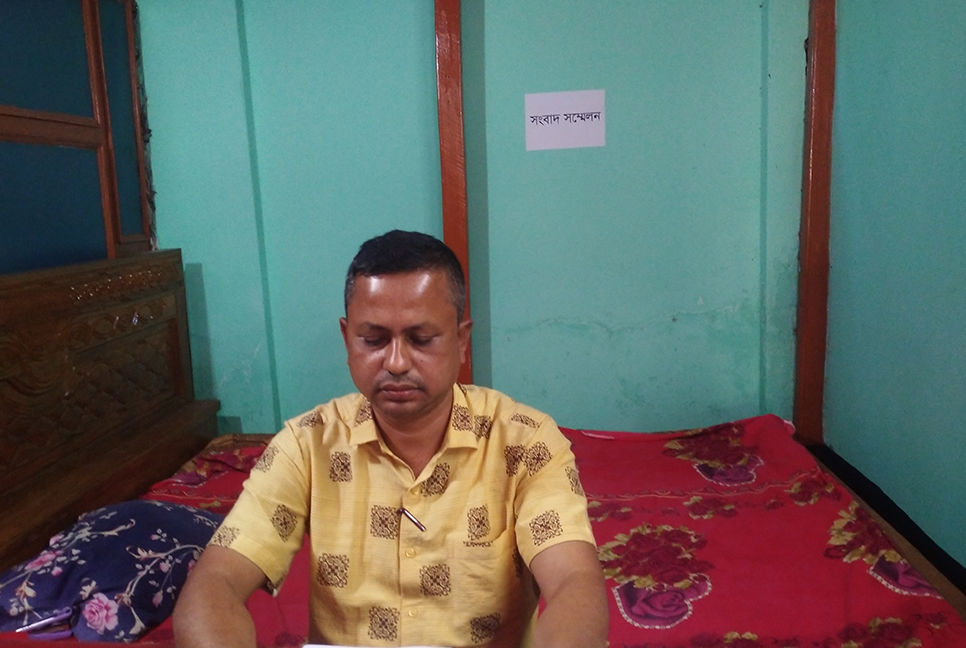 গলাচিপায় নির্বাচনে সহিংসতার আশঙ্কায় সংবাদ সম্মেলন