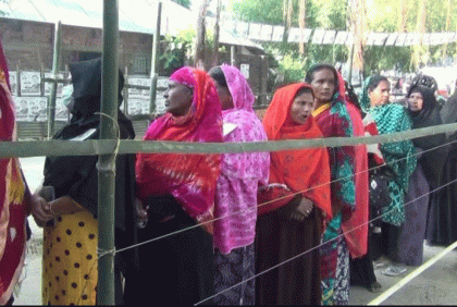 তেঁতুলিয়ার ৭ ইউপিতে ভোটগ্রহণ শুরু