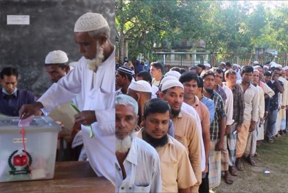 বান্দরবানের ৭ ইউনিয়নে শান্তিপূর্ণভাবে ভোটগ্রহণ চলছে