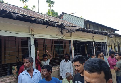 সুনামগঞ্জে নির্বাচন পরবর্তী সহিংসতা, হামলা-ভাংচুর ও লুটপাট