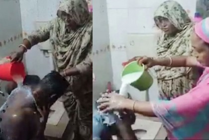 আবেগে দুধ দিয়ে গোসল করা সেই চেয়ারম্যান ক্ষমা চেয়ে যা বললেন