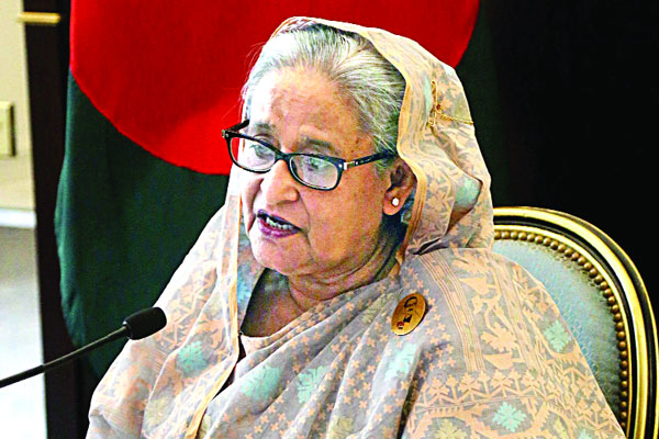 সব ষড়যন্ত্র মোকাবিলা করে দেশ এগিয়ে নিচ্ছি : প্রধানমন্ত্রী