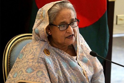 পলাতক আসামি তারেক বিদেশে বসে ষড়যন্ত্র করছে : প্রধানমন্ত্রী

