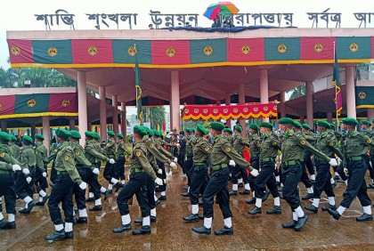 কালিয়াকৈরে আনসারদের মৌলিক প্রশিক্ষণ অনুষ্ঠিত 