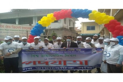 নাটোরে বিশ্ব ডায়াবেটিস দিবস পালন