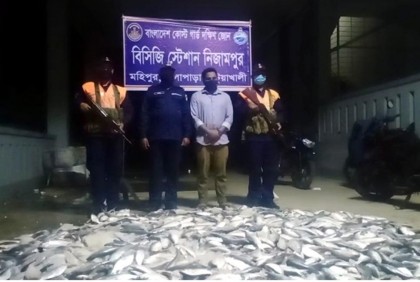 পটুয়াখালীতে এক হাজার ছয়শ’ কেজি ঝাটকা জব্দ