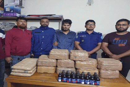 ব্রাহ্মণবাড়িয়ায় ৬ মাদক কারবারি গ্রেফতার 