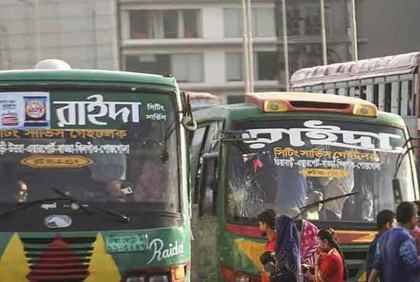 ওয়েবিল ও সিটিং সার্ভিস বাতিলের দাবিতে রাজধানীতে বাস চালানো বন্ধ করলেন চালকরা 

