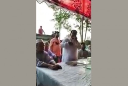 নির্বাচনে মারামারি করে প্রাণ গেলে ১০ লাখ, স্থানীয় চেয়ারম্যানের ভিডিও ভাইরাল