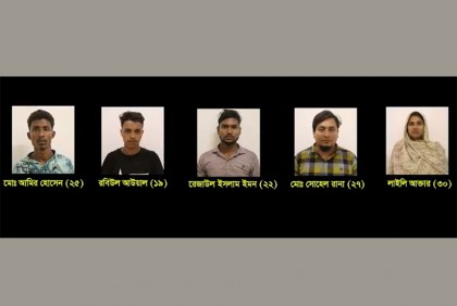 আপত্তিকর অবস্থায় দেখে ফেলায় একমাত্র মেয়েকে হত্যা
