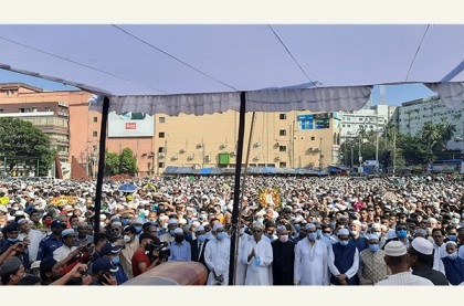 চিরনিদ্রায় শায়িত বর্ষীয়ান রাজনীতিবিদ আফজল খান 