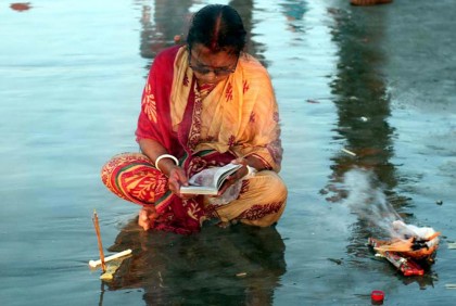 কুয়াকাটায় শেষ হলো সনাতন ধর্মাবলম্বীদের পুণ্যস্নান