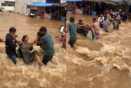 ভারতে বন্যায় ১৭ জনের মৃত্যু, নিখোঁজ শতাধিক (ভিডিও)