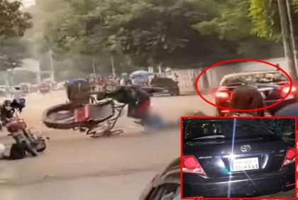 সেই প্রাইভেটকারটি কিশোর চালকের পরিবারের নয়