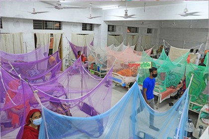 একদিনে ৯১ ডেঙ্গুরোগী হাসপাতালে 

