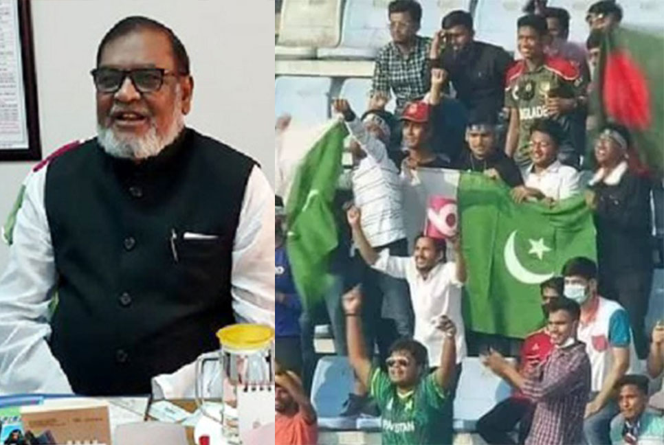 ‘দেশের মাঠে পাকিস্তানের পতাকা, আইন লঙ্ঘন হলে ব্যবস্থা’