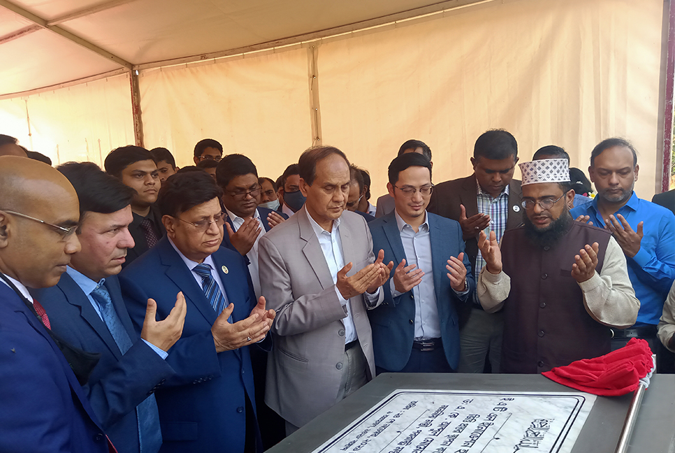 বঙ্গবন্ধু হাইটেক পার্কে ইনোভেশন সেন্টার ভবনের ভিত্তিপ্রস্তর স্থাপন