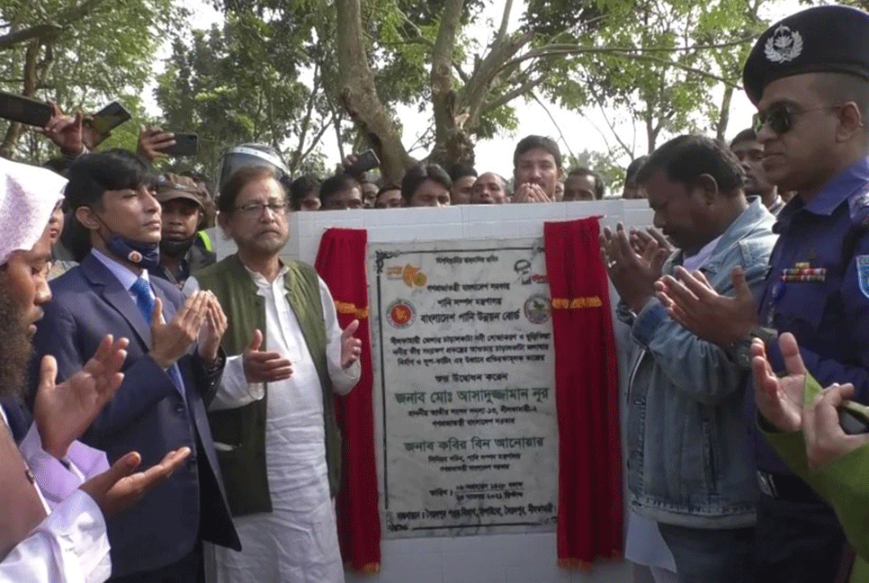 নীলফামারীতে নদী খনন কাজের উদ্বোধন