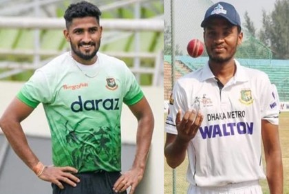 ম্যাচ শুরুর আগের দিন বাংলাদেশ টেস্ট দলে খালেদ-শহিদুল

