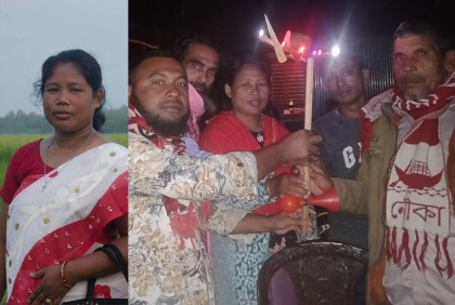 বিদ্রোহীর চাপে অসহায় নৌকার প্রার্থী ক্ষুদ্র নৃ-গোষ্ঠীর নেত্রী