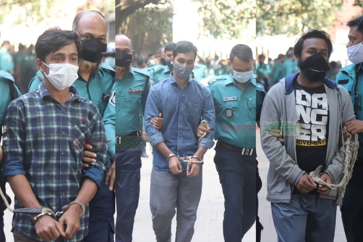 আবরার হত্যা মামলার আসামিরা আদালতে, দুপুরে রায় 