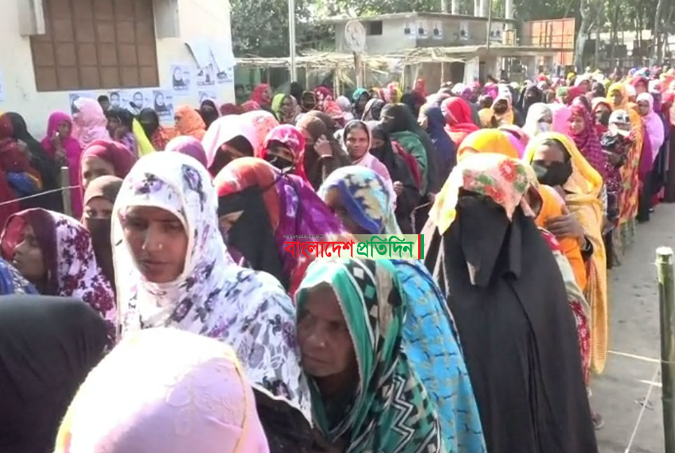 কুড়িগ্রামের ২৭ ইউনিয়নে চলছে ভোটগ্রহণ
