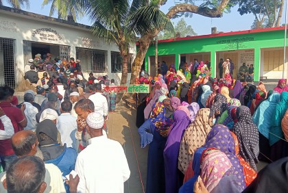 টাঙ্গাইলের ২৪ ইউপি নির্বাচনে ভোটগ্রহণ চলছে
