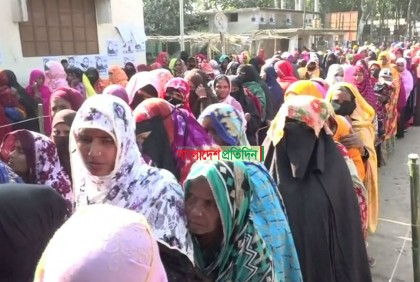 কুড়িগ্রামের ২৭ ইউনিয়নে চলছে ভোটগ্রহণ