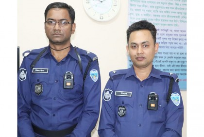 নির্বাচনে ‘বডি ওর্ন’ ক্যামেরা নিয়ে মাঠে পুলিশ