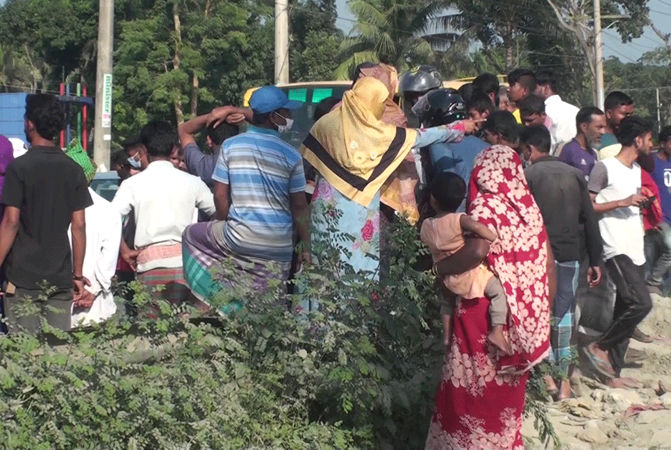 সড়ক দুর্ঘটনায় মোটরসাইকেল চালক নিহত