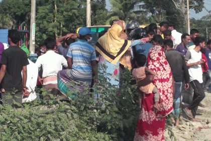 সড়ক দুর্ঘটনায় মোটরসাইকেল চালক নিহত