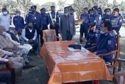 ঠাকুরগাঁওয়ে নির্বাচনী সহিংসতায় মৃত্যু, পরিদর্শনে অ্যাডিশনাল ডিআইজি