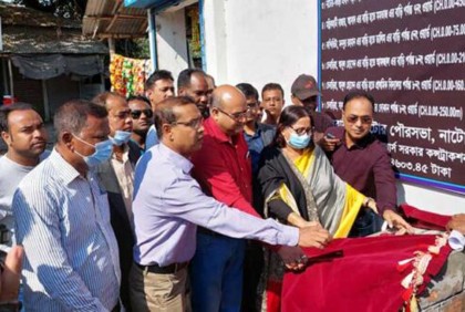 এক দিনেই ২৫ রাস্তার কাজ উদ্বোধন করলেন মেয়র জলি

