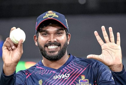 ১০ বলে ৫ উইকেট শিকার হাসারাঙ্গার