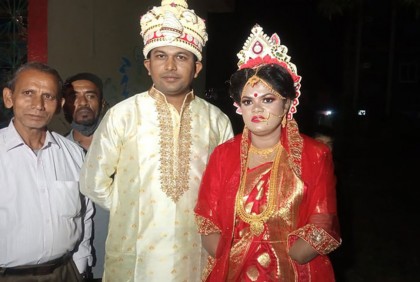 বিয়ের পিঁড়িতে সেই ফাল্গুনী

