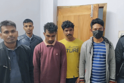 মেহেরপুরে মাদক বিরোধী অভিযানে চার যুবক আটক