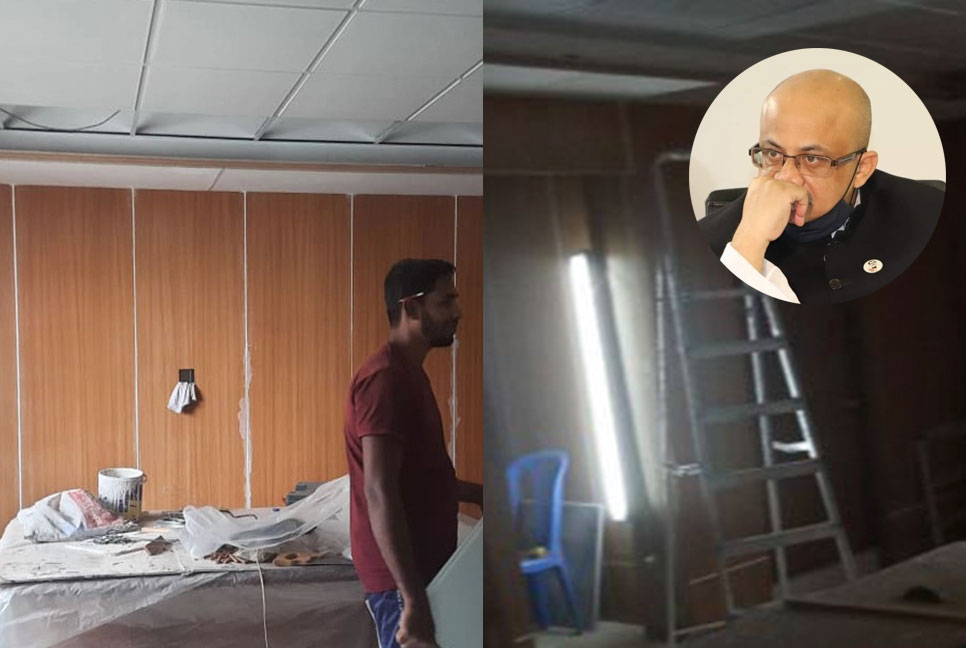 নতুন করে সাজানো দপ্তরে বসা হলো না মুরাদের