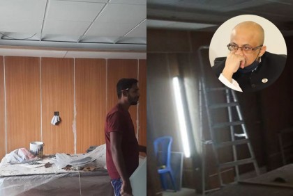 নতুন করে সাজানো দপ্তরে বসা হলো না মুরাদের