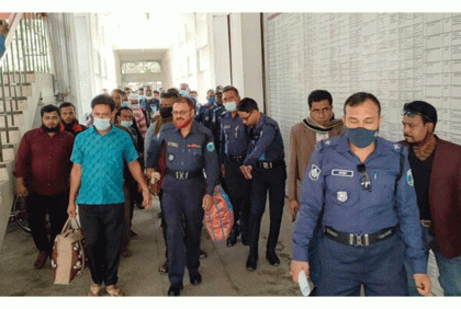 বড়াইগ্রামে বাবু হত্যা মামলায় ১৪ আসামিকে জেলহাজতে প্রেরণ